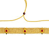 Shining Jewel Gold Plated Stylish Traditional Ethnic Thushi Choker Necklace Jewellery Set for Women (SJN_98)