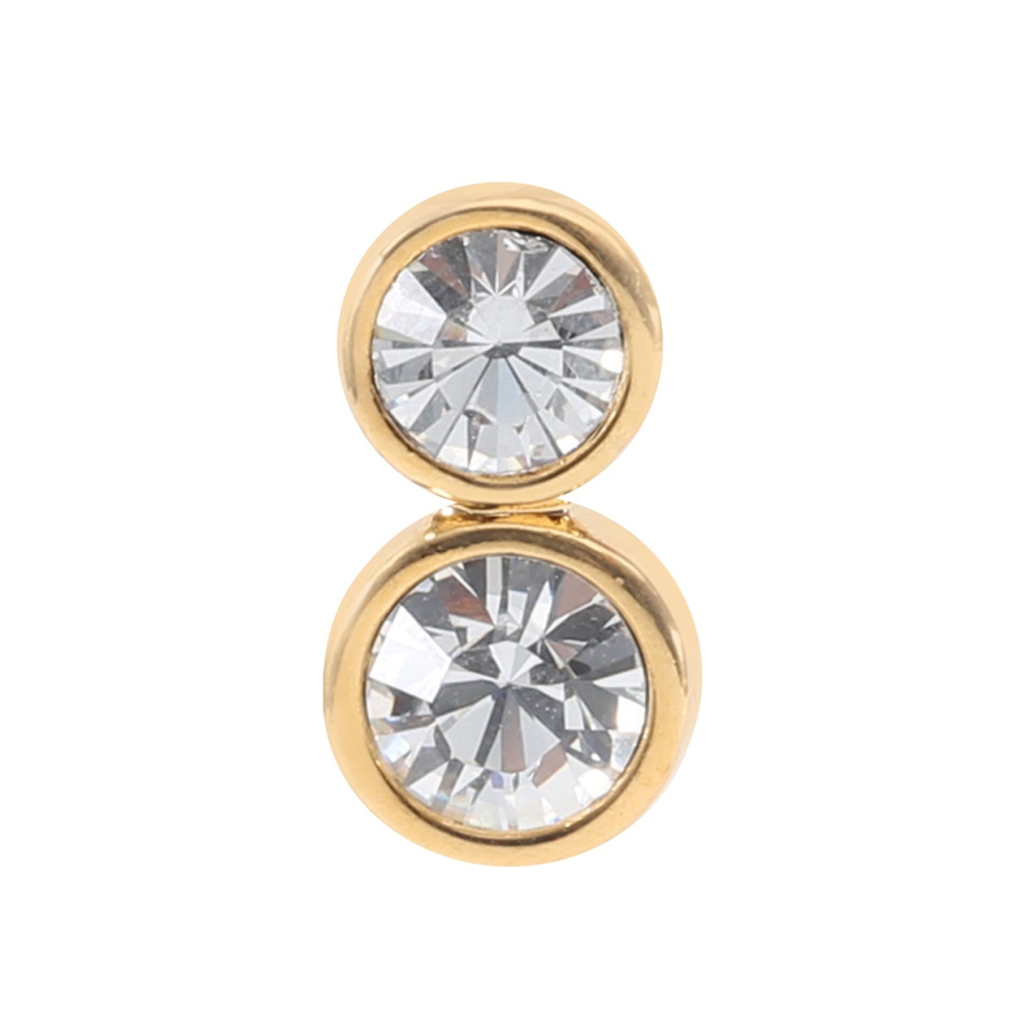 Double Solitaire Gold Plating Tops (SJ_116)