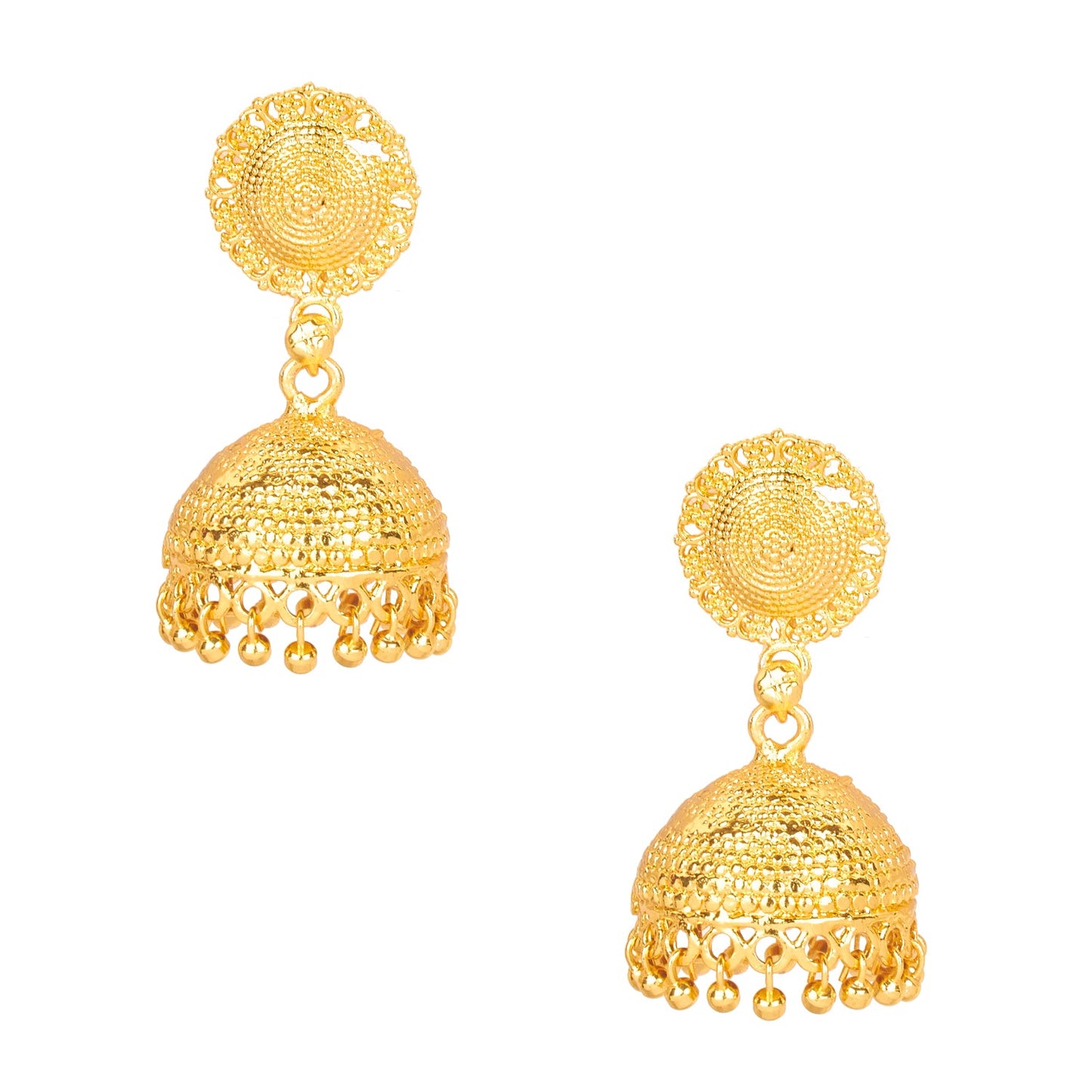 Traditional Gold Jhumkis (SJ_1355)