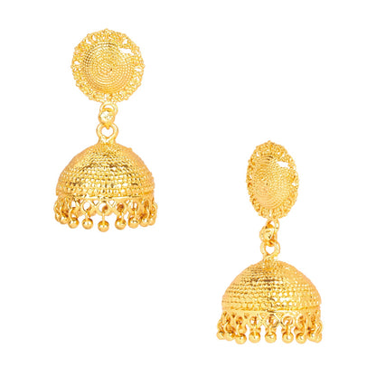 Traditional Gold Jhumkis (SJ_1355)