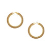 Austrian Crystal and CZ Gold Plated Hoop Earrings for Women (SJ_1361)