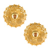 22K  Kundan Jalebi Coin Gold Stud Earrings For Women (SJ_1432)