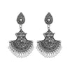 Antique Silver Oxidised Afghani Gypsy Earrings for Women (SJ_1502)