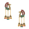 Traditional Antique Gold Jhumka Earrings for Women 22K (SJ_1538)