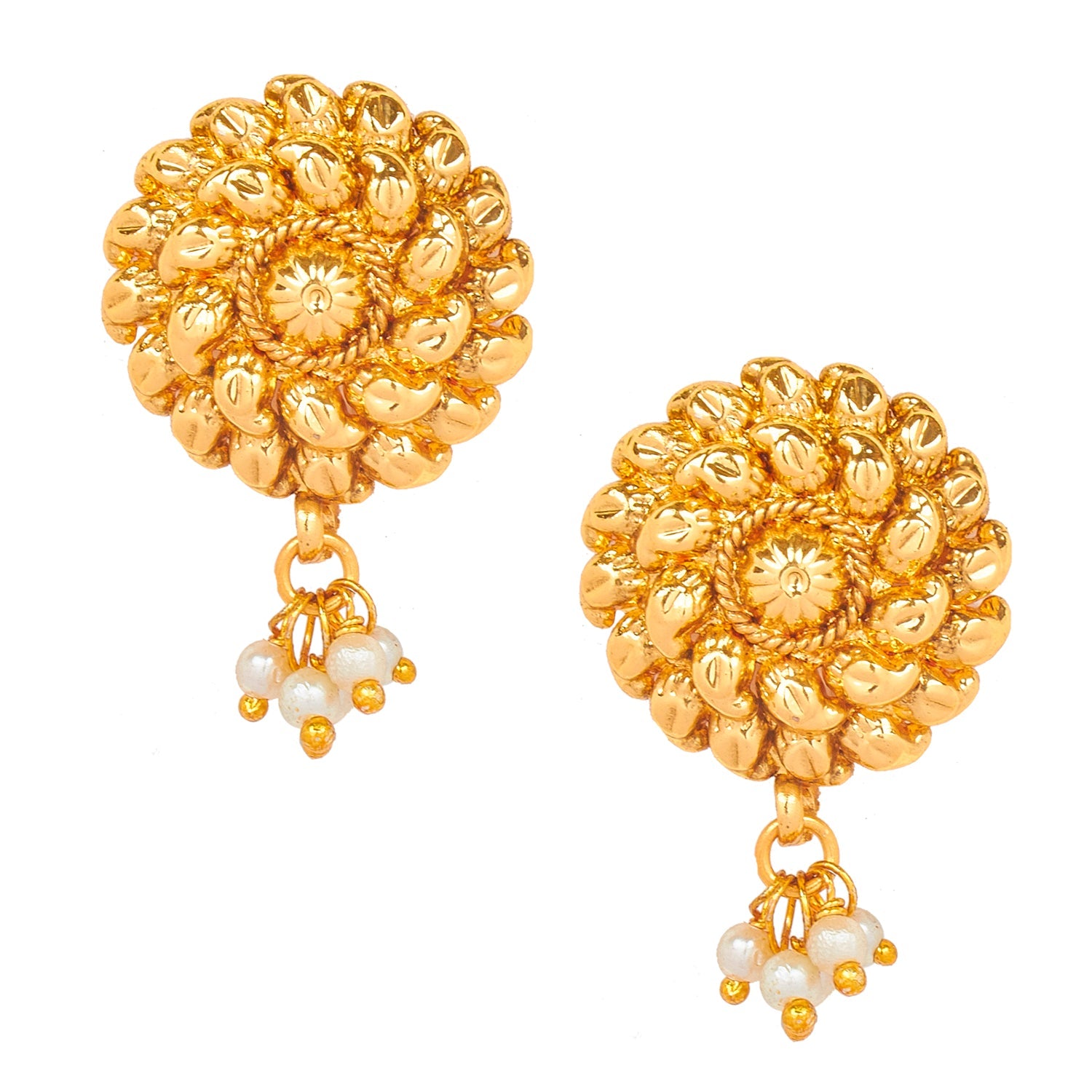 Buy Sukai Jewels Ethnic Traditional South Indian Design Gold Plated Stud  Earring for Women and Girls Online at Best Prices in India  JioMart