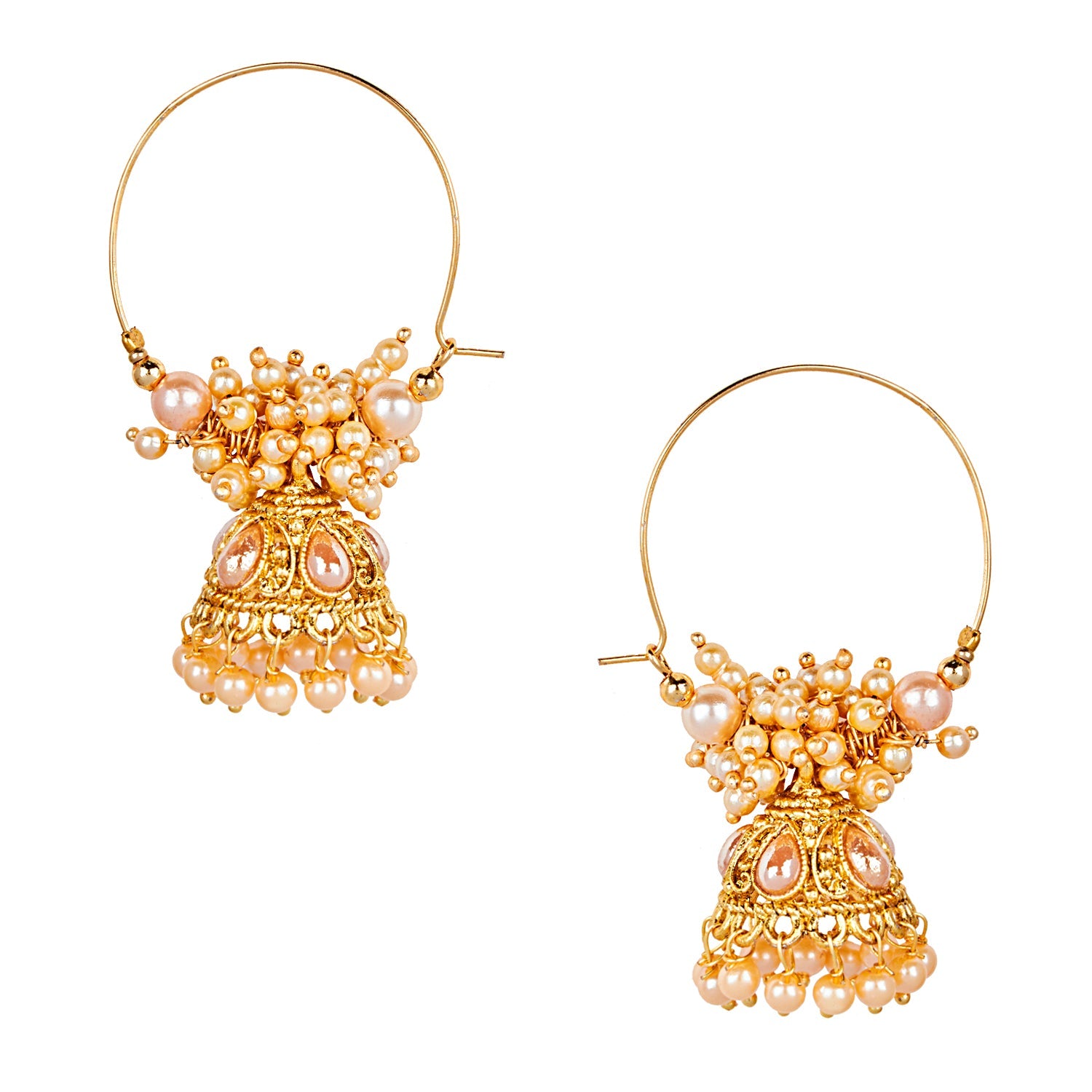 RS Jewellers Hong Kong  Online Shop  22K Gold Double Jhumka Bali Earrings