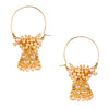 Traditional Antique Gold Jhumka-Bali Earrings for Women 22K (SJ_1560)