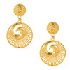 24K Gold Plated Traditional Chandelier Chandbali Gold Earrings for Women (SJ_1635)