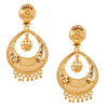 24K Gold Plated Traditional Chandelier Chandbali Gold Earrings for Women (SJ_1636)