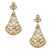 Antique Gold Designer Simple Dangle and Drop Earrings for Women (SJ_1646)