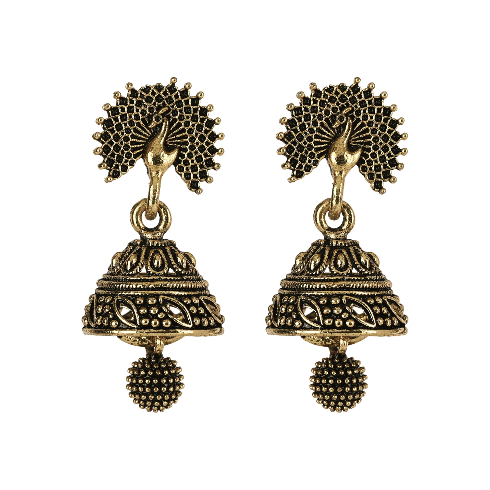 Flipkart.com - Buy RUBI COLLECTIONS Rubi Collections Partywear Golden Jhumka  Earrings for girls & women(Red color) Alloy Jhumki Earring Online at Best  Prices in India