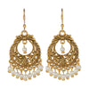 Small Size  Daily wear Traditional Layered Gold Plated Chandbali Earrings for Women & Girls (SJ_1665)