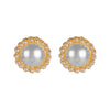 24K Traditional Gold Plated and Pearl Studded Dailyweat Earring Studs for Women (SJ_1705)