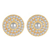 24K Traditional Gold Plated and Pearl Studded Dailyweat Earring Studs for Women (SJ_1710)