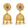 Handcrafted 18K Antique Gold Plated Pure Copper Jewellery Jhumki Earrings For Women (SJ_1731)