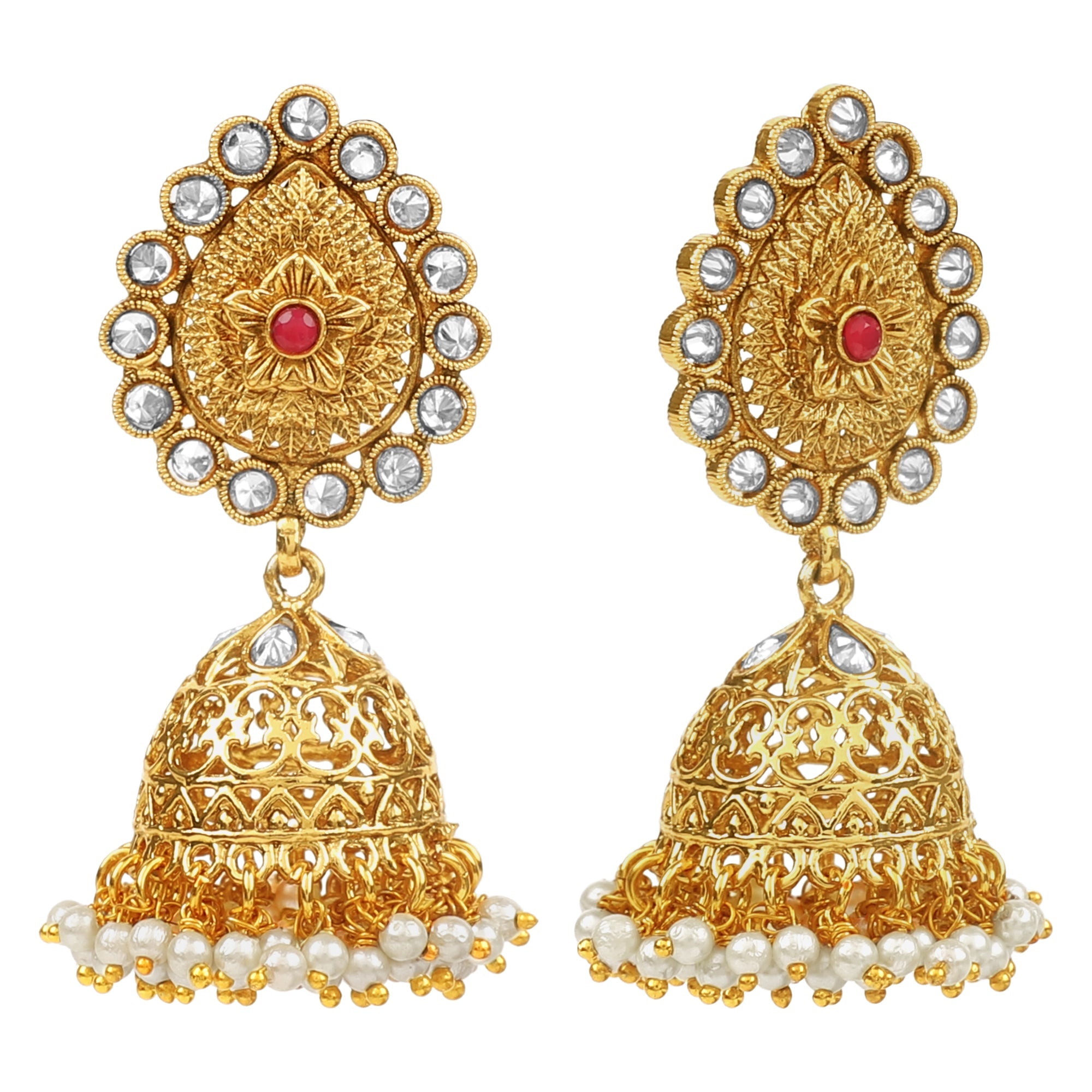 Antique gold online plated earrings