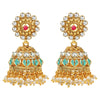 Handcrafted 18K Antique Gold Plated Pure Copper Jewellery Jhumki Earrings For Women (SJ_1735)