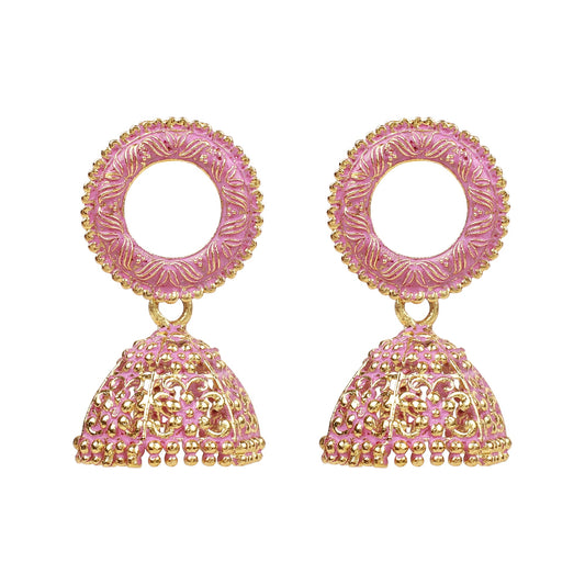 Antique Designer and Stylish Antique Gold Oxidised Jhumka Earrings for Women (SJ_1749_P)