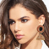 Antique Designer and Stylish Antique Gold Oxidised Jhumka Earrings for Women (SJ_1749_R)