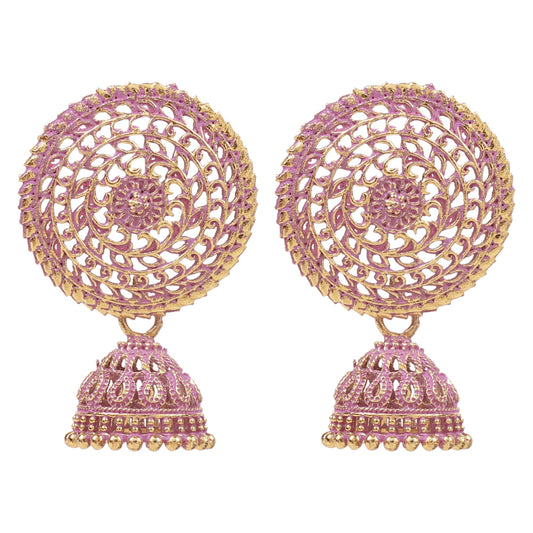 Antique Designer and Stylish Antique Gold Oxidised Jhumka Earrings for Women (SJ_1750_P)