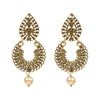 Antique Designer and Stylish Antique Gold Oxidised Chandbali Earrings for Women (SJ_1751)