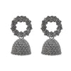 Traditional Oxidized Silver Jhumka Earrings for Women (SJ_1766)
