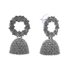 Traditional Oxidized Silver Jhumka Earrings for Women (SJ_1766)