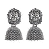 Traditional Oxidized Silver Jhumka Earrings for Women And Girls (SJ_1770)
