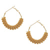 Oxidised Gold Plated Hoop Earrings for Women (SJ_1811)