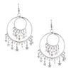 Oxidised Silver Multilayered Stylish Chandelier Jhumka Earring for Girls and Women (SJ_1825)