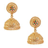 Shining Jewel Traditional Gold Designer Bridal Jhumki Earrings (SJ_1865)