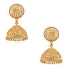 Shining Jewel Traditional Gold Designer Bridal Jhumki Earrings (SJ_1866)