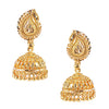 Traditional Gold Designer Jhumki Earrings (SJ_1867)