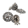 Shining Jewel Antique Real Authentic Silver Look Oxidised Jhumka Earrings For Women & Girls(SJ_1901)