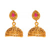 Handcrafted Design Antique Gold Plated Kundan Polki Temple Jewellery Jhumka Earring For Women SJ_1923