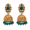 Shining Jewel Antique Gold Plated And Traditional Jhumka Earring With Crystals And Pearls (SJ_1931_G)