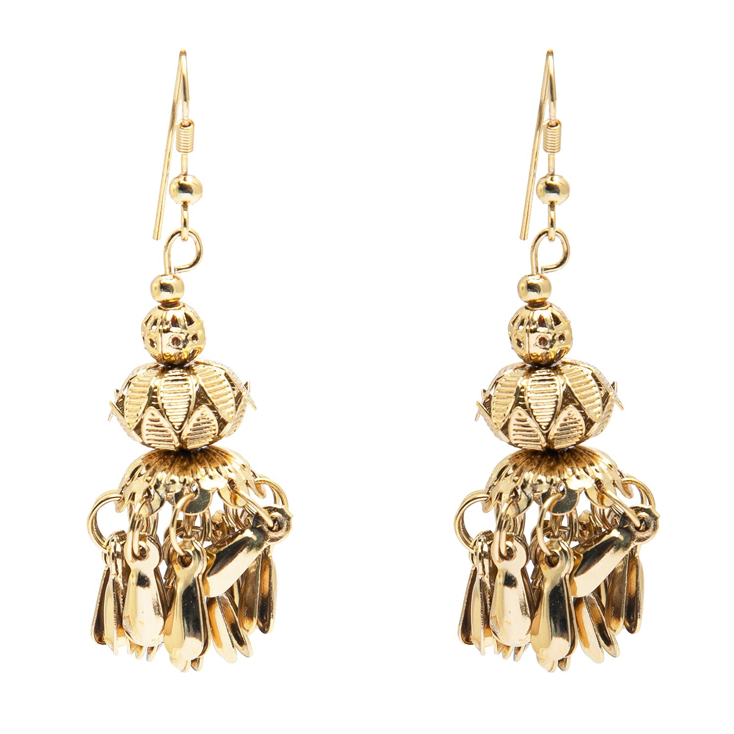 Buy Jewelopia Oxidised Jhumki Combo German Silver Earrings Oxidized Antique  Design Jhumka Pearl Drop Traditional Fish Hook Earring for Women and Girls  Online at Best Prices in India  JioMart