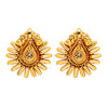 Shining Jewel Gold Plated Pearls and CZ studded Traditional Stud Earrings for Women (SJ_1938)
