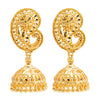 Shining Jewel Traditional Gold Designer Bridal Jhumki Earrings (SJ_1943)