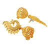 Shining Jewel Handcrafted Gold Plated Peacock Design Traditional Ethnic Jhumka Earrings Women (SJ_1945)