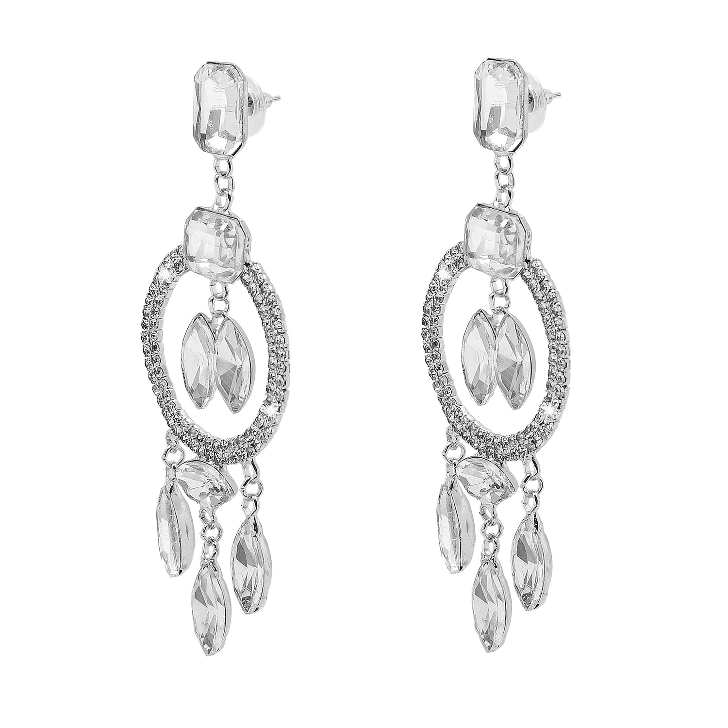 Feel like princess in your every special occasion by wearing this dazzling  earrings on your favourite dress. T… | Korean earrings, Western earrings,  Online earrings