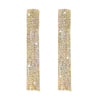 Shining Jewel Crystal and AD Gold Plated Fancy Western Style Cocktail Chandelier Long Sholder Duster earrings for women (SJ_1957_G)