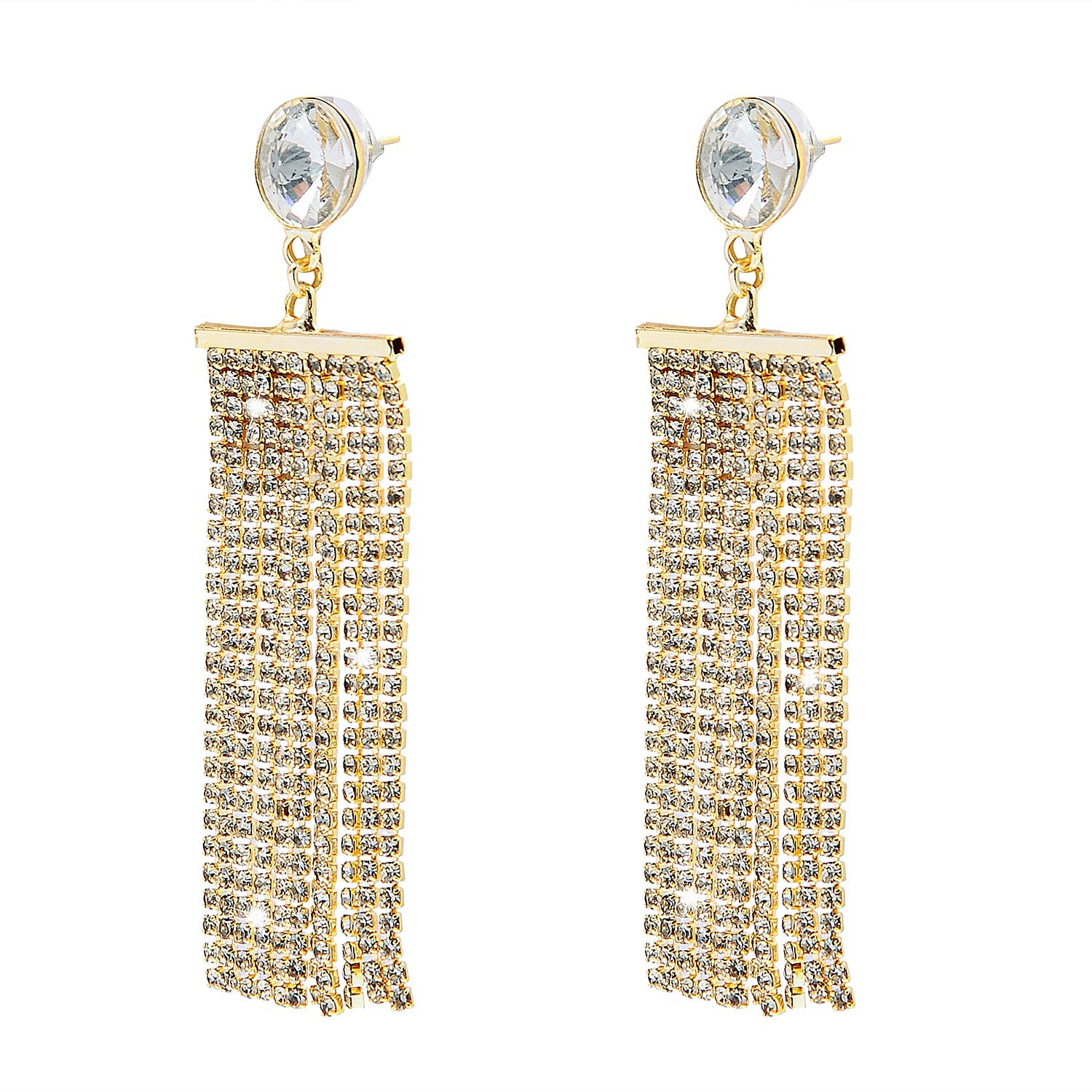 Huggie Tennis Drop Cocktail Earrings – Talia's J.