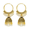 Shining Jewel Handcrafted Antique Gold Plated Designer Oxidised Traditional Jhumka Bali Earrings Women (SJ_1969)