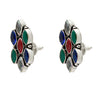 Shining Jewel Green Stone Stud Earrings for Women Girls (SJ_1989)