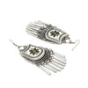 Shining Jewel Traditional Indian Antique Silver Oxidized Stylish Dangler, Tassel Earrings for Women & Girls (SJ_1993_S)