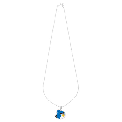 Blue Angry Birds Pendant and Necklace (SJ_2100)