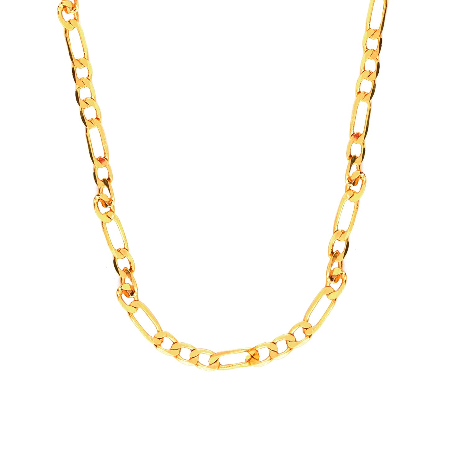 Buy Online Cricket Player Celebrity Sachin Tendulkar Inspired Gold Plated  Figaro Chain | jewellery for men | menjewell.com