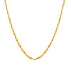 24K High Gold Plated Celebrity Inspired Unisex Intertwining Gold Chain (SJ_2116)