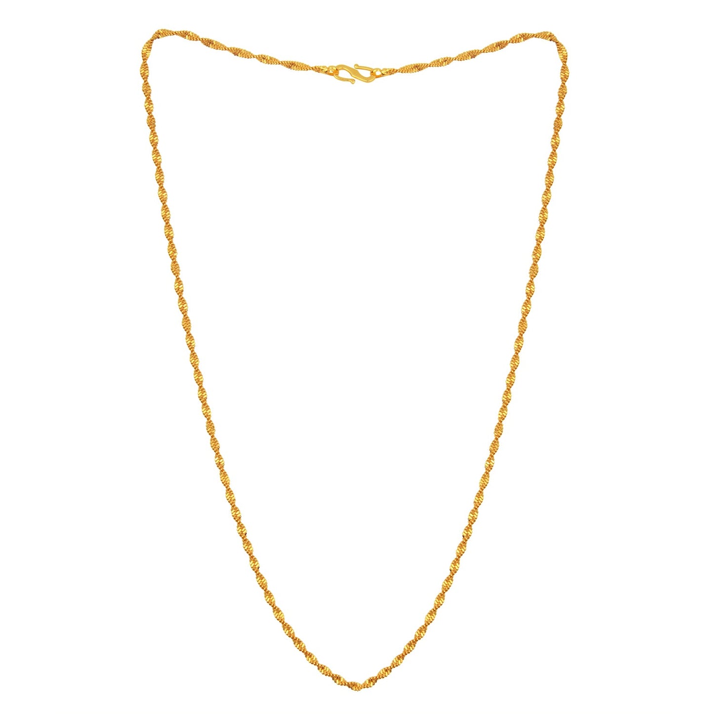 24K High Gold Plated Celebrity Inspired Unisex Link Gold Chain (SJ_2118)